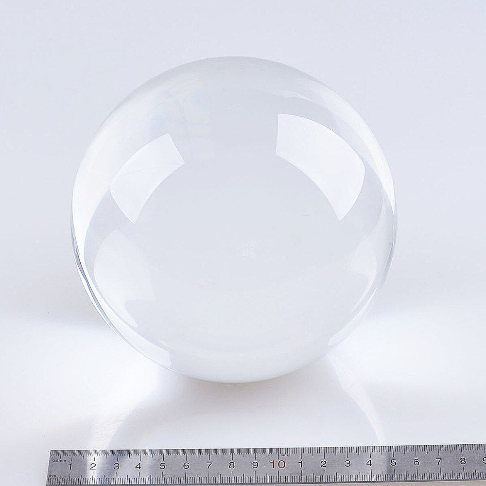 Clear Crystal Ball Sphere Fashion Table Decor - janceysfanceys