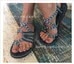 Womens Sandals Rope Knot Open Toe