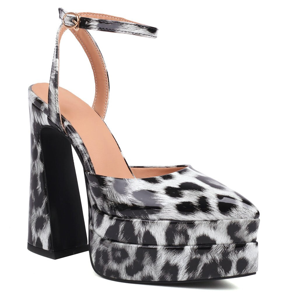 Ladies Ankle Strap Platform Sandals - janceysfanceys