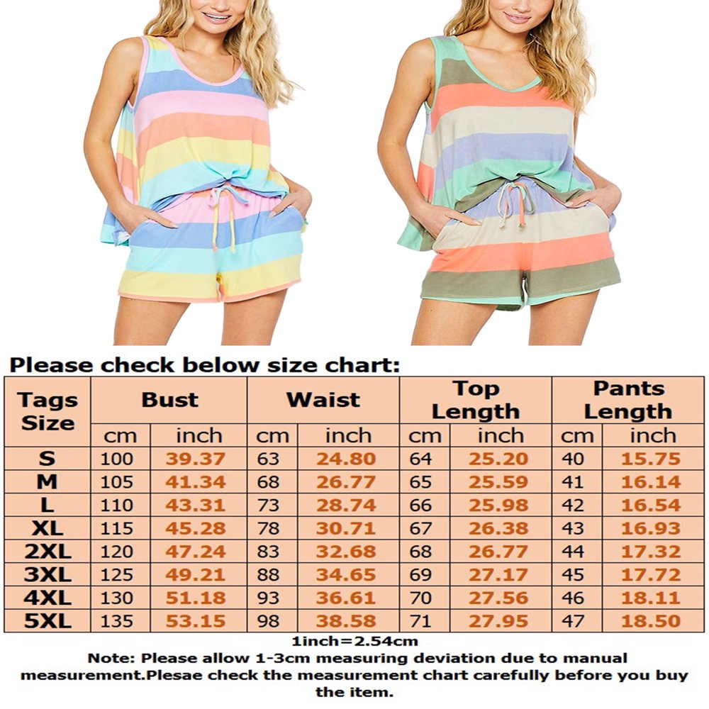 Ladies Top and Short Pajama Set