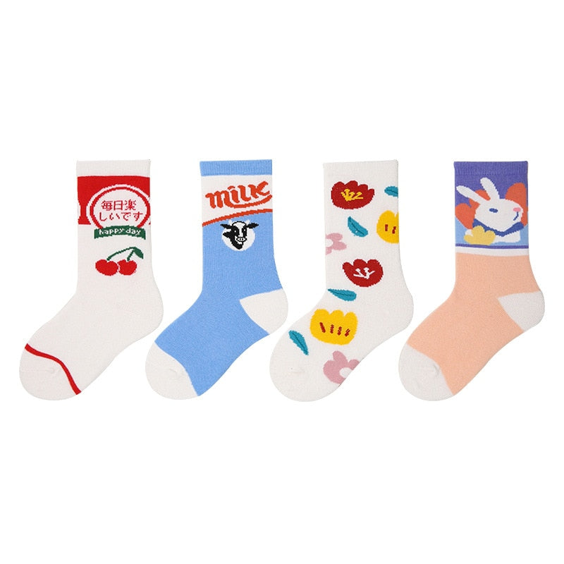 4 Pairs Kids Socks - janceysfanceys