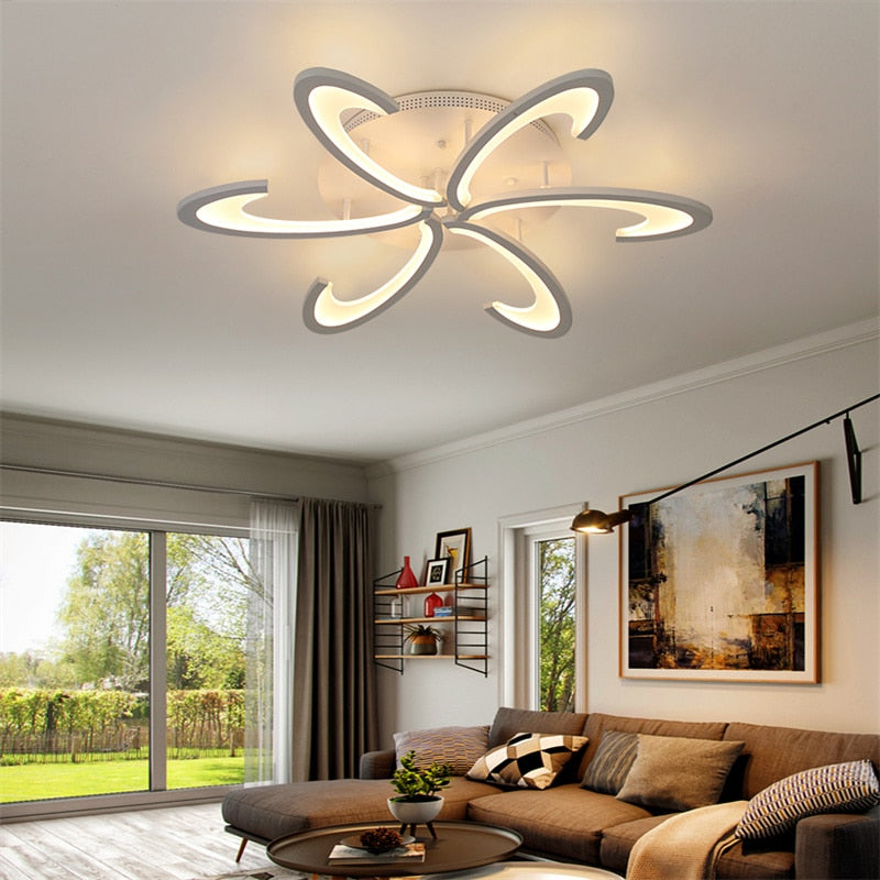 Modern Led Acrylic Ceiling Light Fixture - janceysfanceys