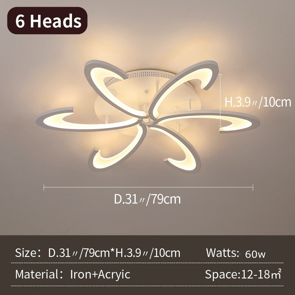 Modern Acrylic Led Chandelier - janceysfanceys