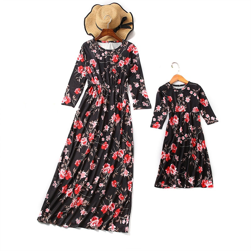 Summer Dress Mother And Daughter Skirt Dress - janceysfanceys