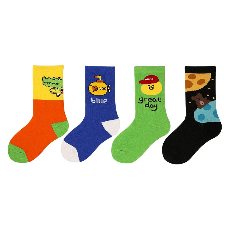 4 Pairs Kids Socks - janceysfanceys