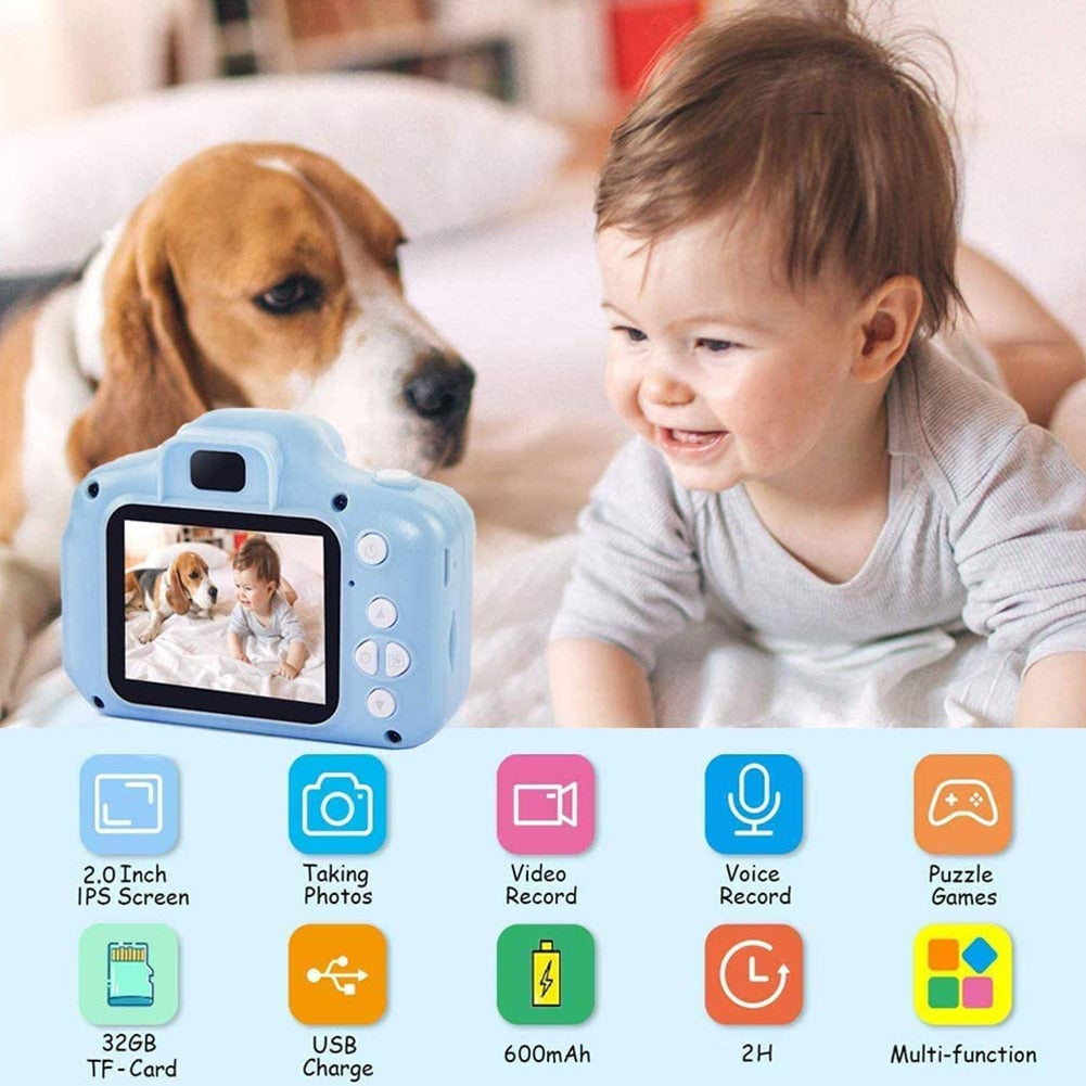 Kids Camera Portable Selfie Digital Video Recorder Camera - janceysfanceys