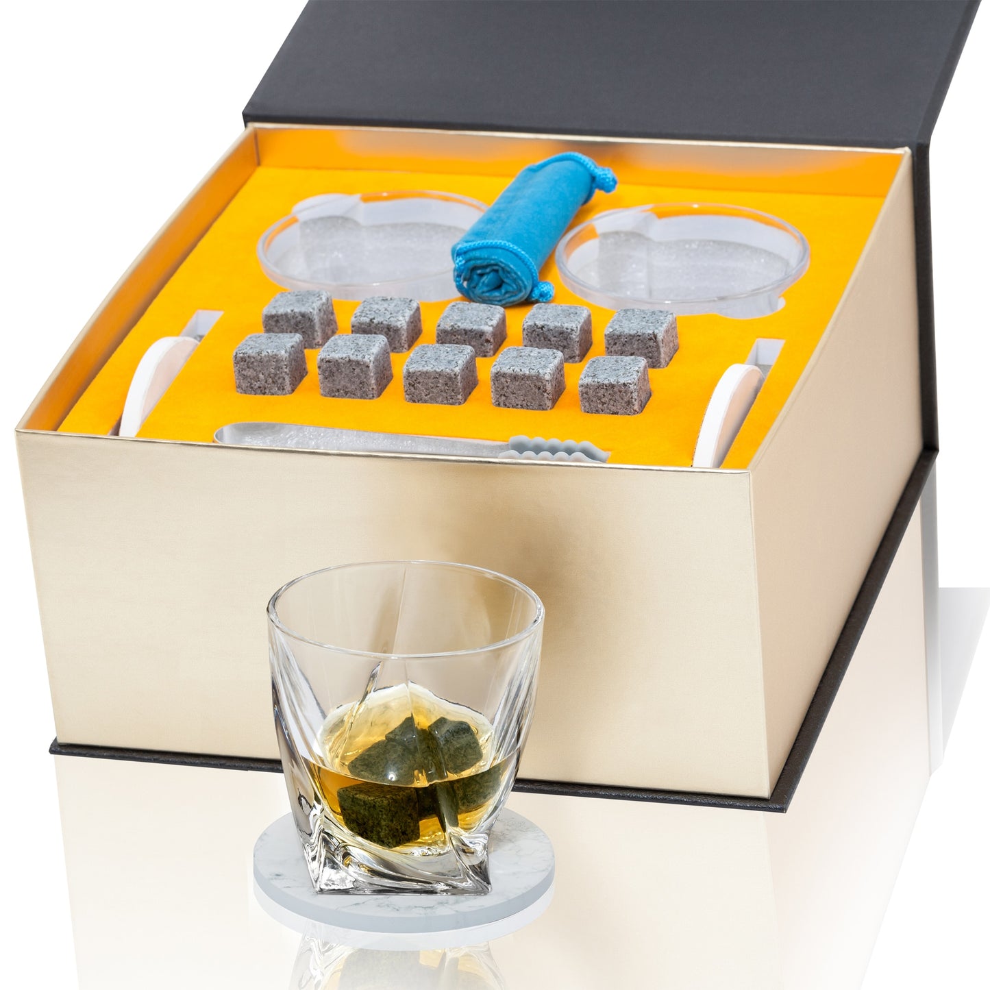 Whiskey Stones and Glasses Set - janceysfanceys