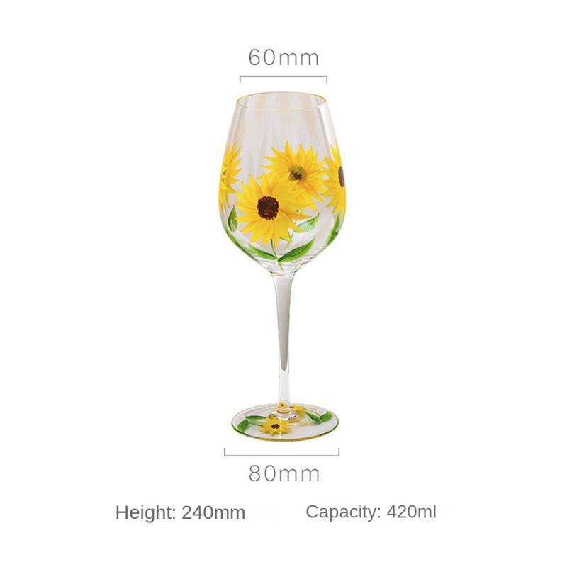 Nordic Wine Glasses Creative Medieval Tulip Flowers - janceysfanceys