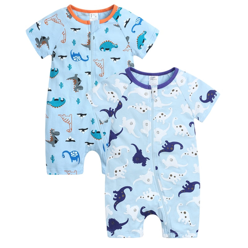 Infant Newborn Baby Boys Girls Cotton Romper - janceysfanceys