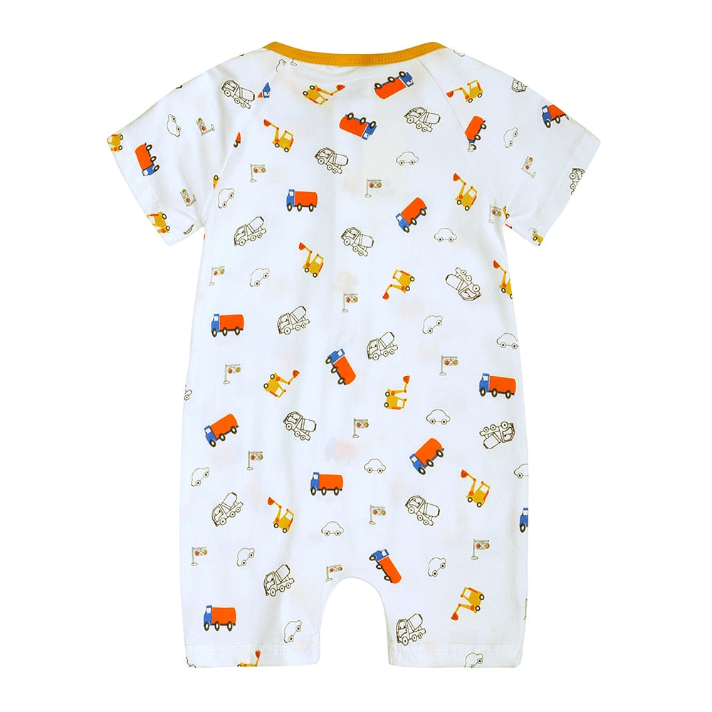 Infant Newborn Baby Boys Girls Cotton Romper - janceysfanceys