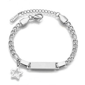 Custom Newborn Bracelet Personalized Baby ID Engraved - janceysfanceys