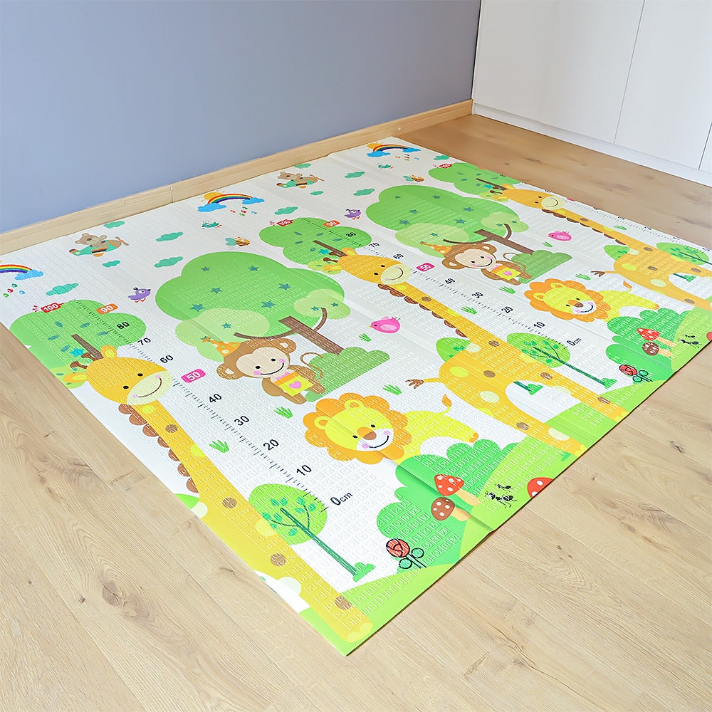 Foldable Cartoon Baby Play Mat - janceysfanceys