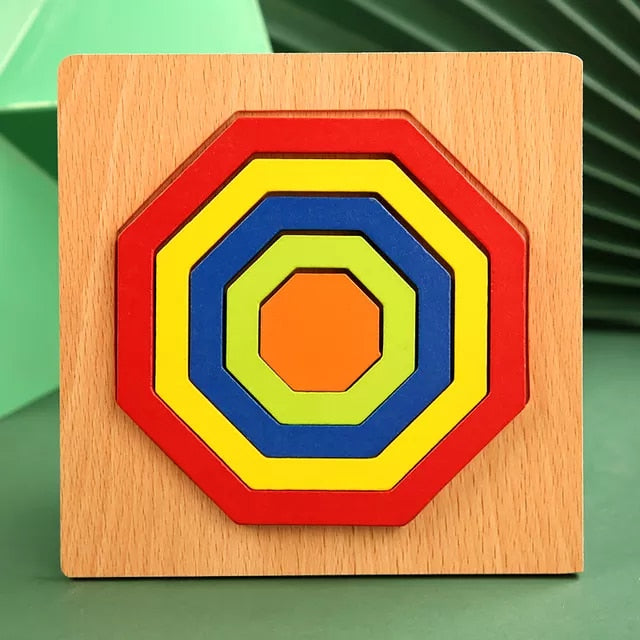 Quality Baby Wooden 3D Puzzle - janceysfanceys