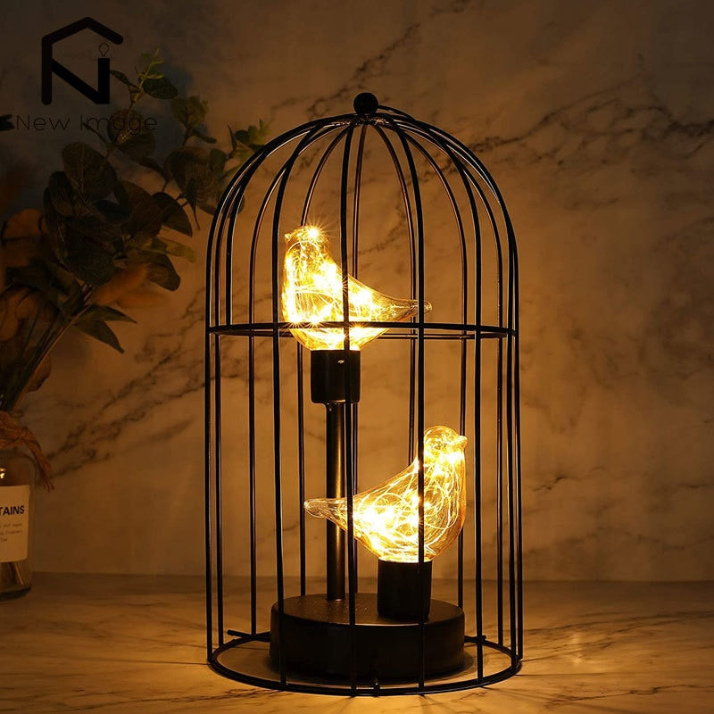 Birdcage Bulb Decorative Table Lamp - janceysfanceys