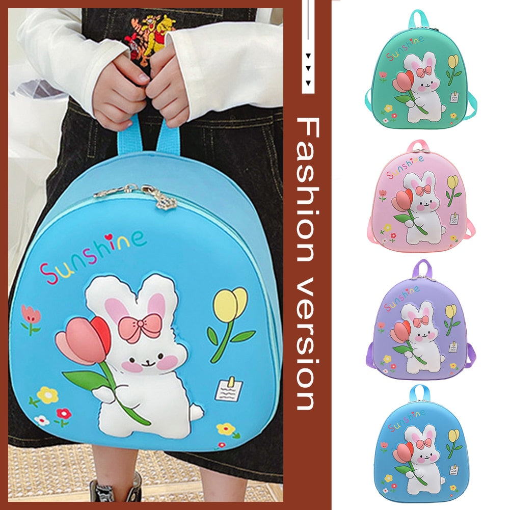 3D Cartoon Rabbit Bag for Kindergarten Boys And Girls - janceysfanceys