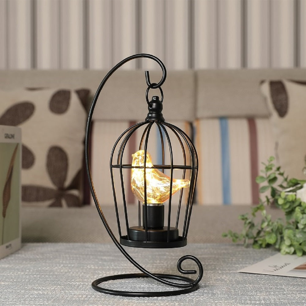 Birdcage Bulb Decorative Table Lamp - janceysfanceys