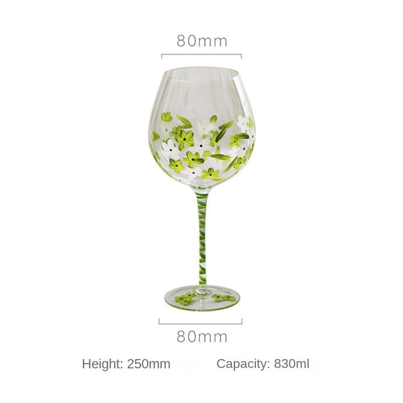 Nordic Wine Glasses Creative Medieval Tulip Flowers - janceysfanceys