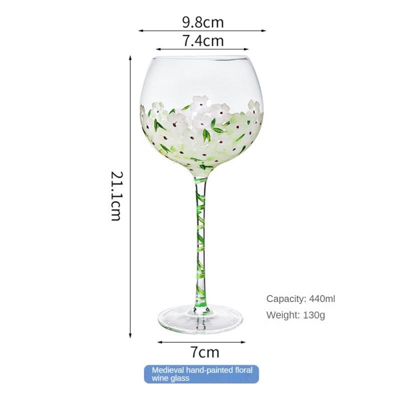 Nordic Wine Glasses Creative Medieval Tulip Flowers - janceysfanceys