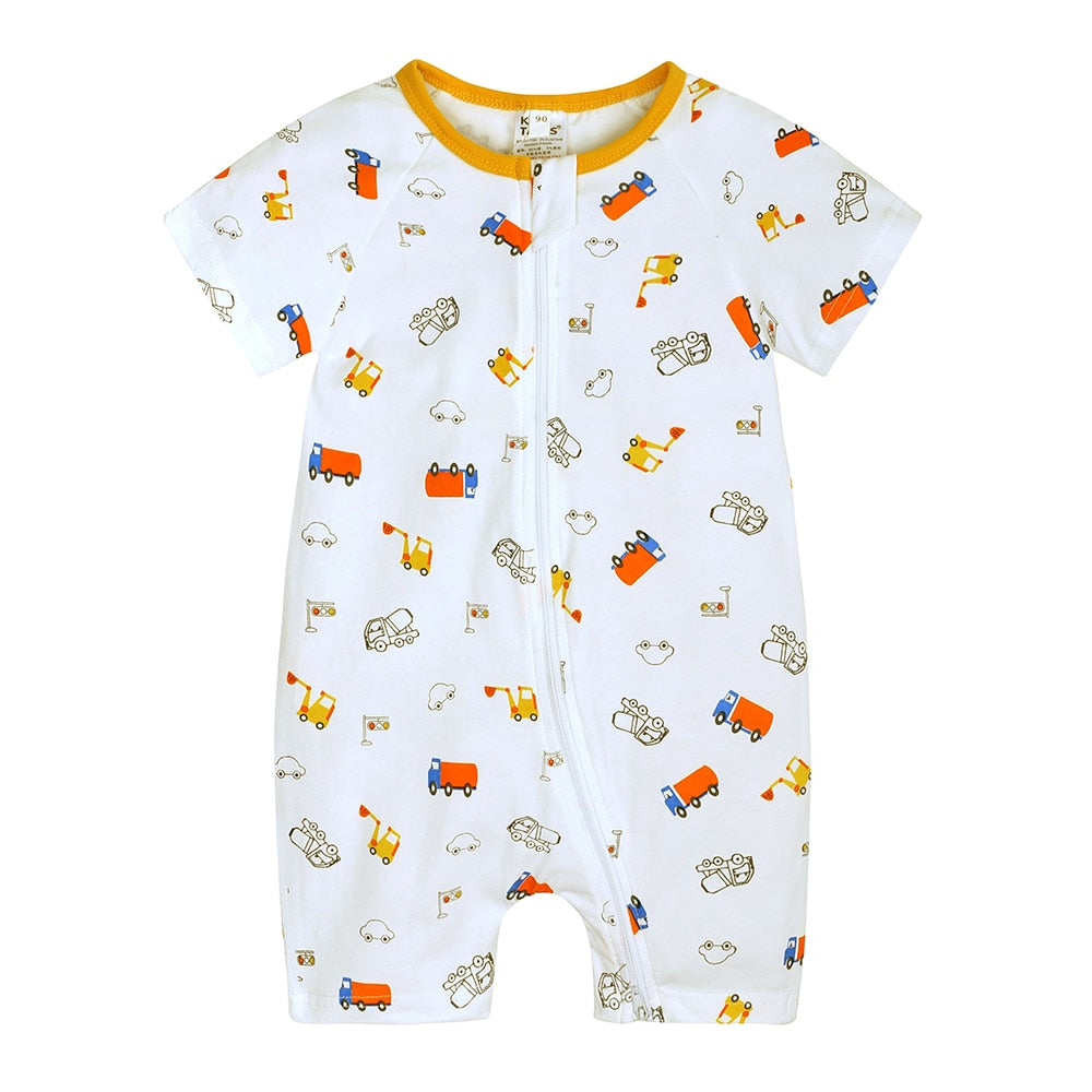 Infant Newborn Baby Boys Girls Cotton Romper - janceysfanceys