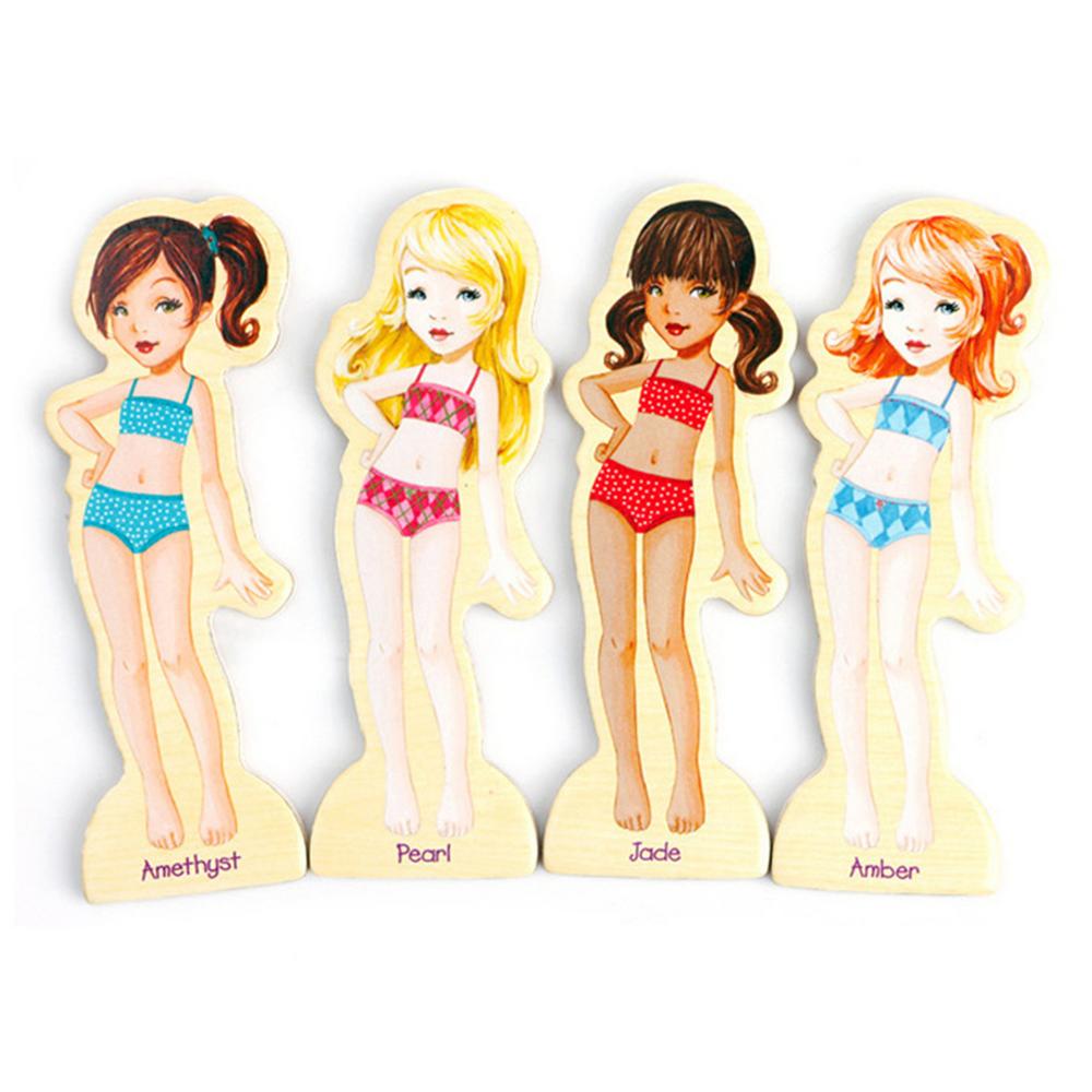 Magnetic Dressing Toys Princess Paper Dolls - janceysfanceys