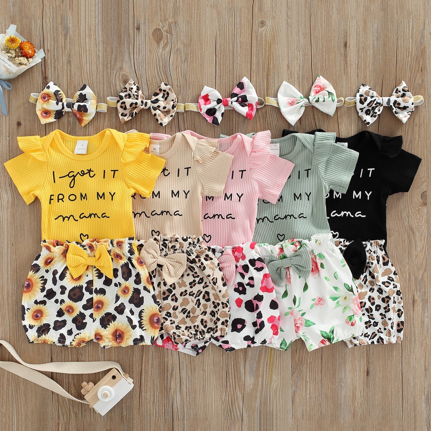 0-18M Newborn Infant Baby Girls Clothes Set Summer Knitted Romper - janceysfanceys