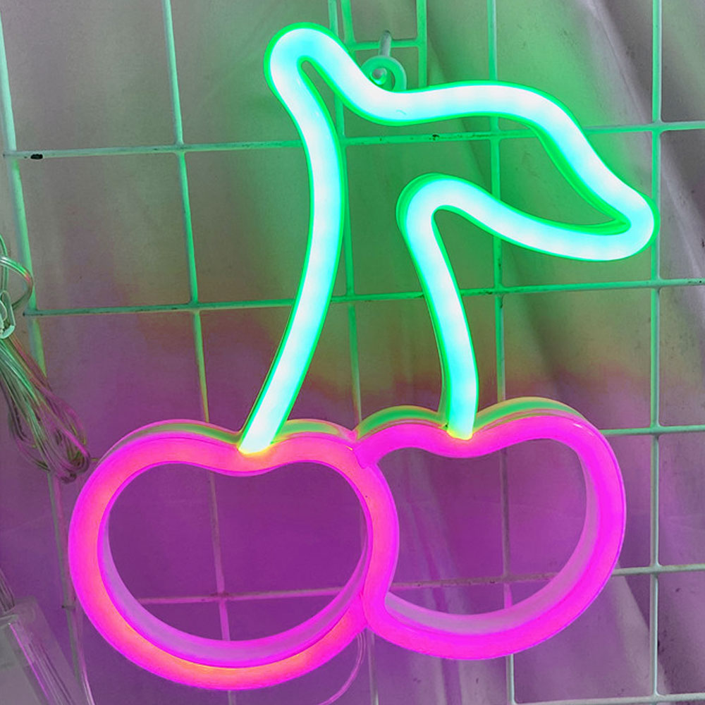 Cherry Neon Lamp LED Neon Sign - janceysfanceys