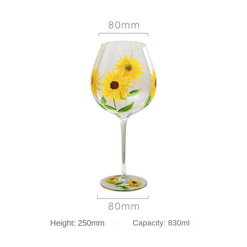 Nordic Wine Glasses Creative Medieval Tulip Flowers - janceysfanceys