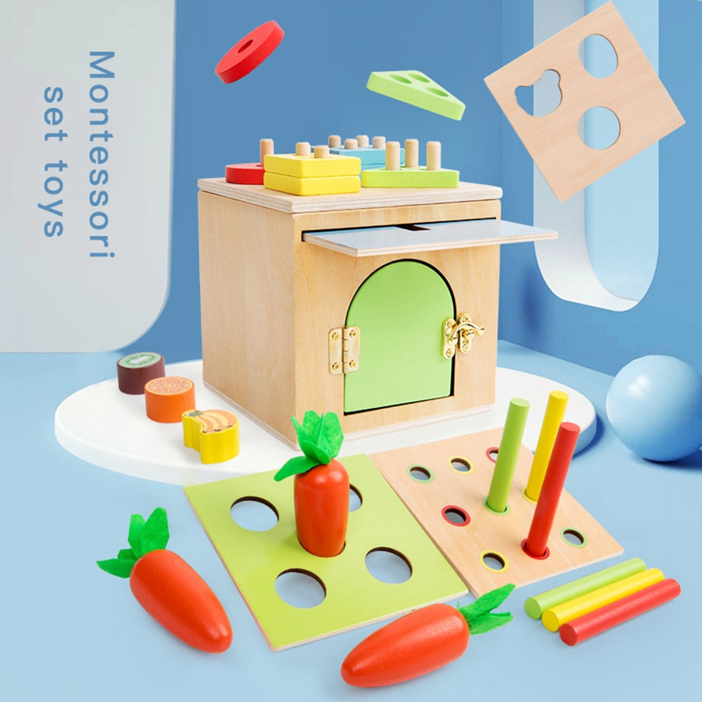 Wooden Drawer Match Teaching Aids - janceysfanceys