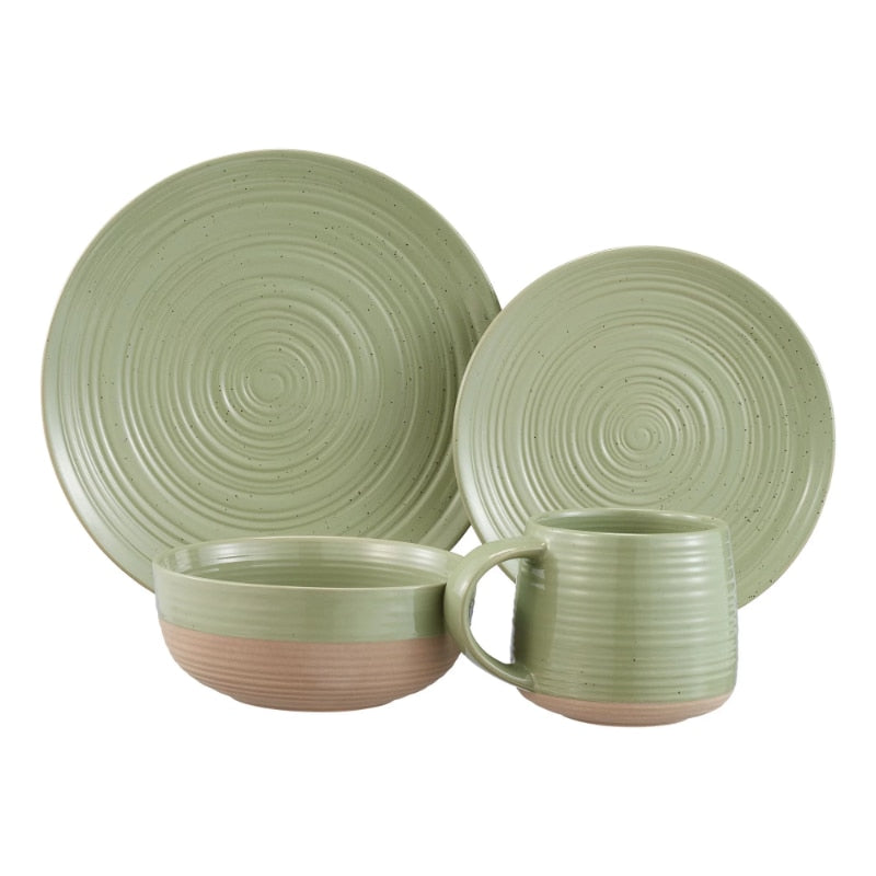 Better Homes & Gardens Abott Stoneware 16 Piece Dinnerware Set - janceysfanceys