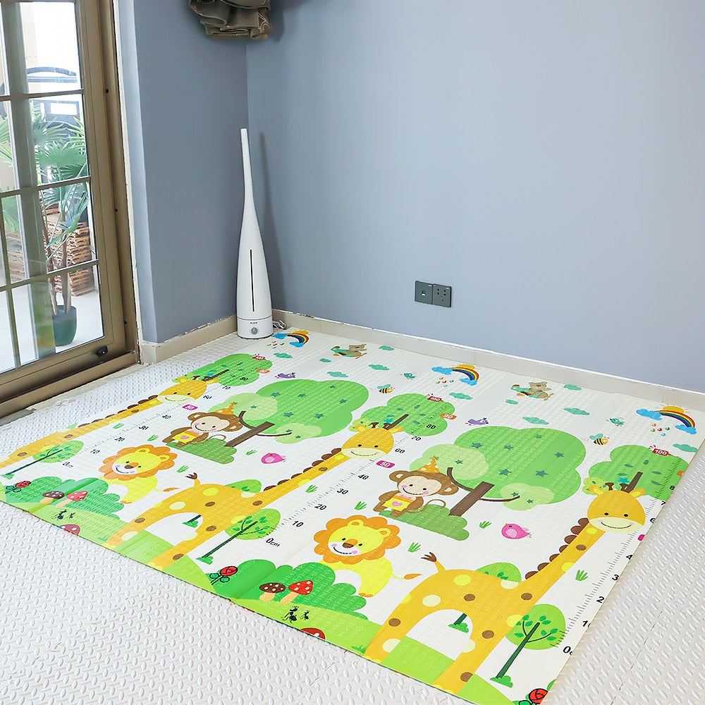 Foldable Cartoon Baby Play Mat - janceysfanceys