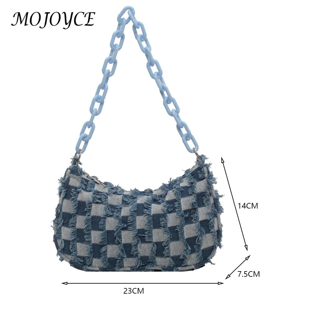 Vintage Denim Women Small Shoulder Bag - janceysfanceys