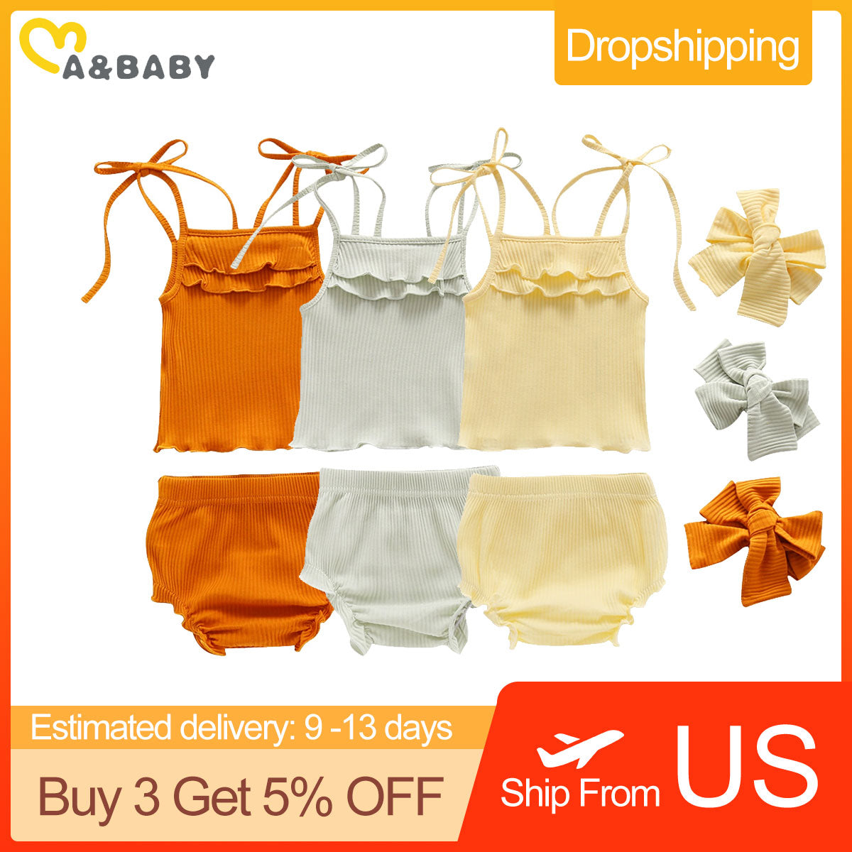 0-18M Newborn Infant Baby Girls Clothes Set - janceysfanceys