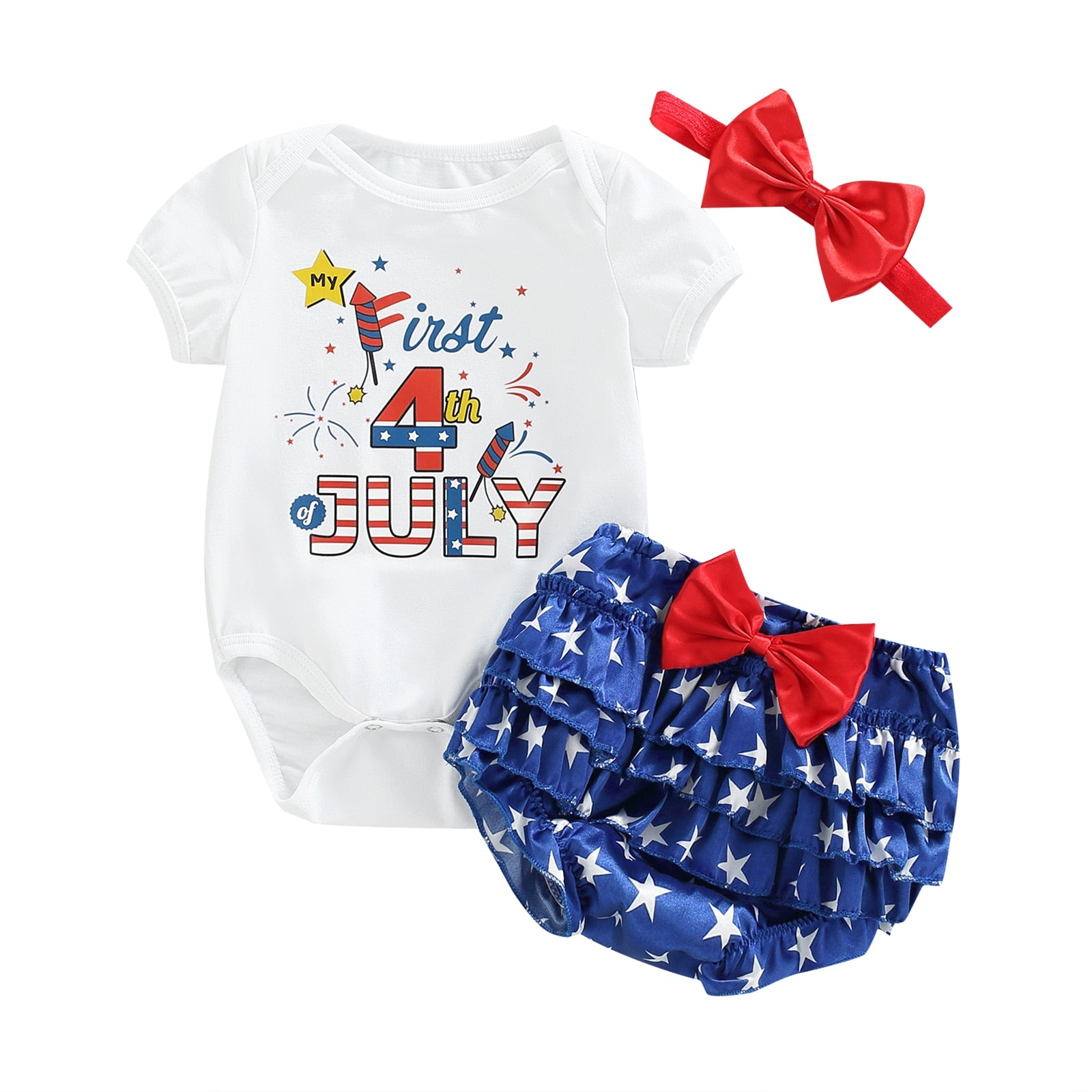 0-24M Independence Day Infant Newborn Baby Girl Clothes - janceysfanceys