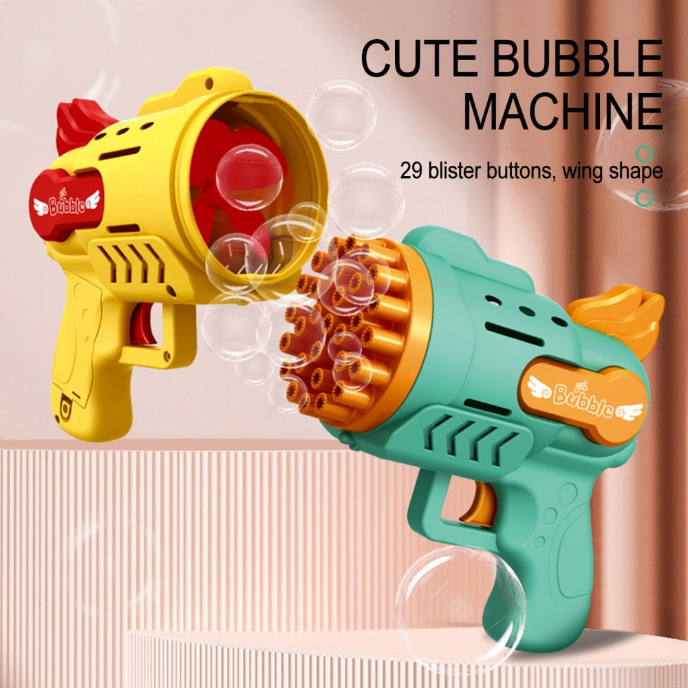 Kids Rocket Bubble Gun Blower - janceysfanceys