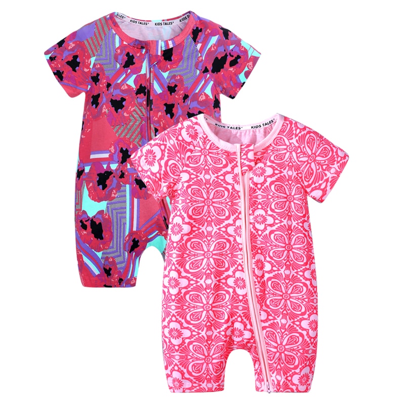 Infant Newborn Baby Boys Girls Cotton Romper - janceysfanceys