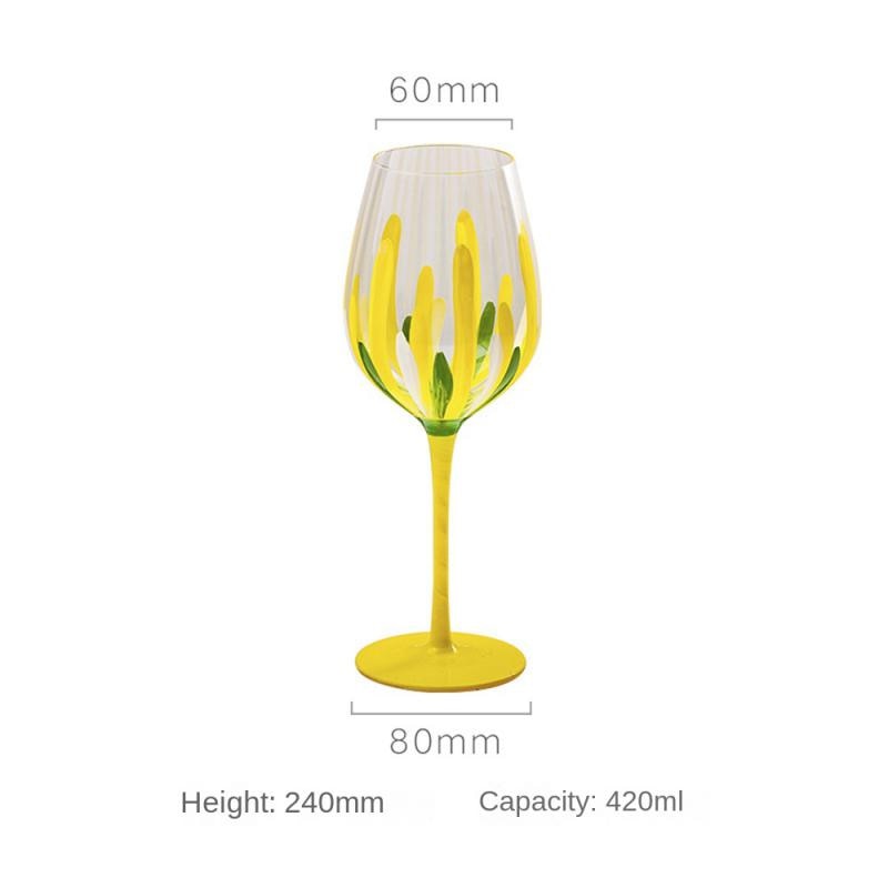 Nordic Wine Glasses Creative Medieval Tulip Flowers - janceysfanceys