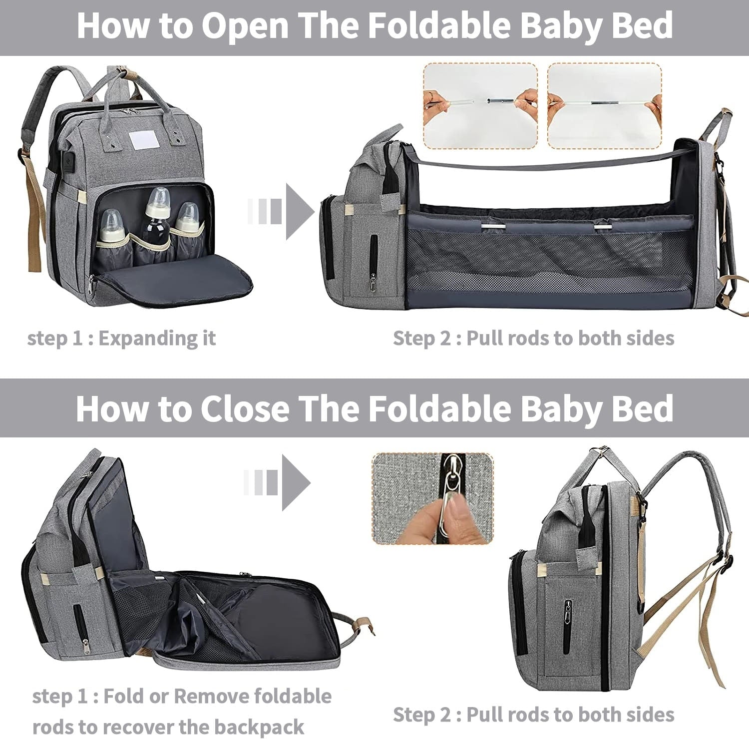 Baby Diaper Bag - janceysfanceys