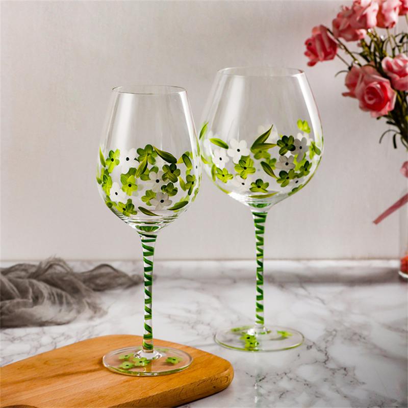 Nordic Wine Glasses Creative Medieval Tulip Flowers - janceysfanceys