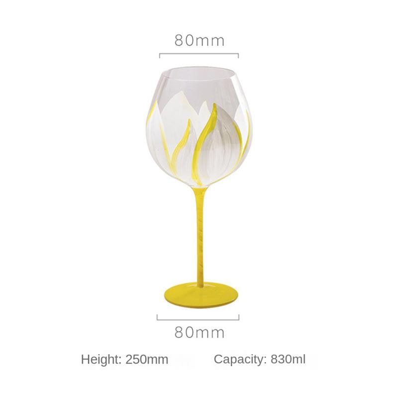 Nordic Wine Glasses Creative Medieval Tulip Flowers - janceysfanceys