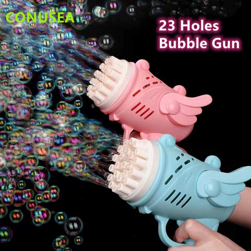 Kids Rocket Bubble Gun Blower - janceysfanceys