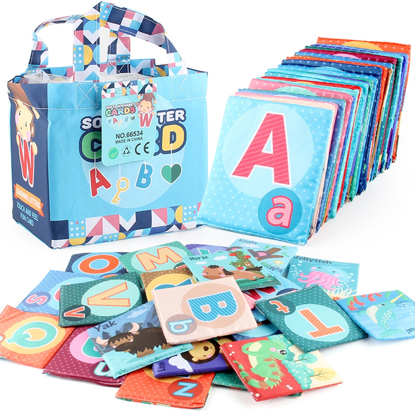 Child Soft Alphabet Cards Toys 26 Letters - janceysfanceys