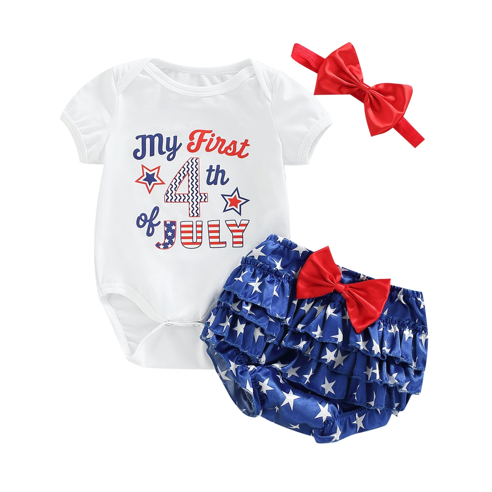 0-24M Independence Day Infant Newborn Baby Girl Clothes - janceysfanceys