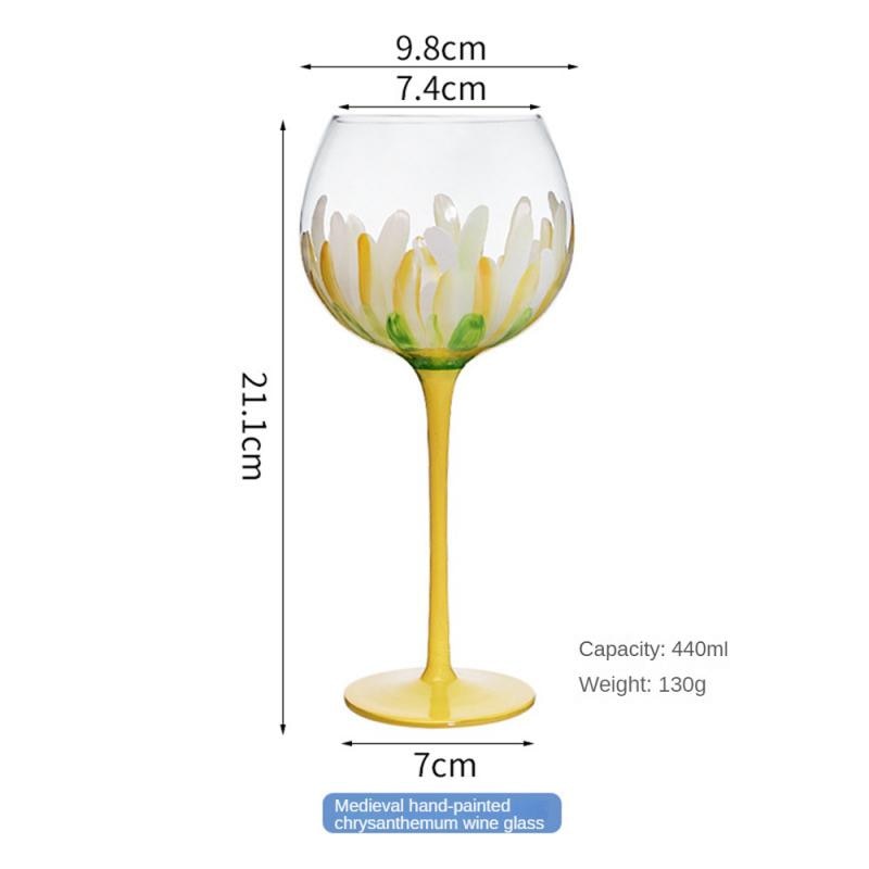 Nordic Wine Glasses Creative Medieval Tulip Flowers - janceysfanceys