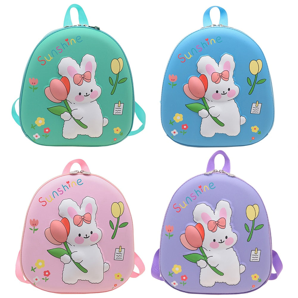 3D Cartoon Rabbit Bag for Kindergarten Boys And Girls - janceysfanceys