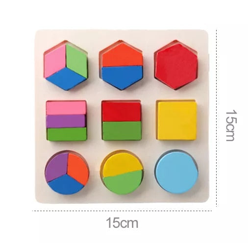 Wooden Puzzles Tangram Jigsaw Baby Educational Toys - janceysfanceys