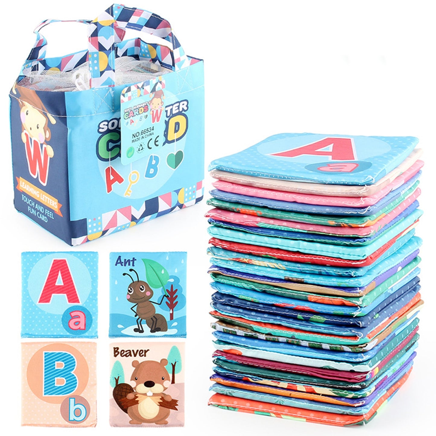 Child Soft Alphabet Cards Toys 26 Letters - janceysfanceys