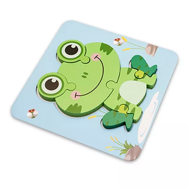 Quality Baby Wooden 3D Puzzle - janceysfanceys