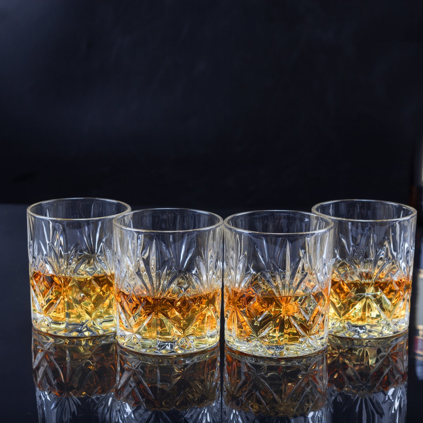 Crystal Whiskey Glasses Set of 4 - janceysfanceys