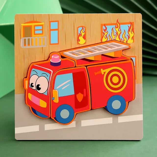 Quality Baby Wooden 3D Puzzle - janceysfanceys