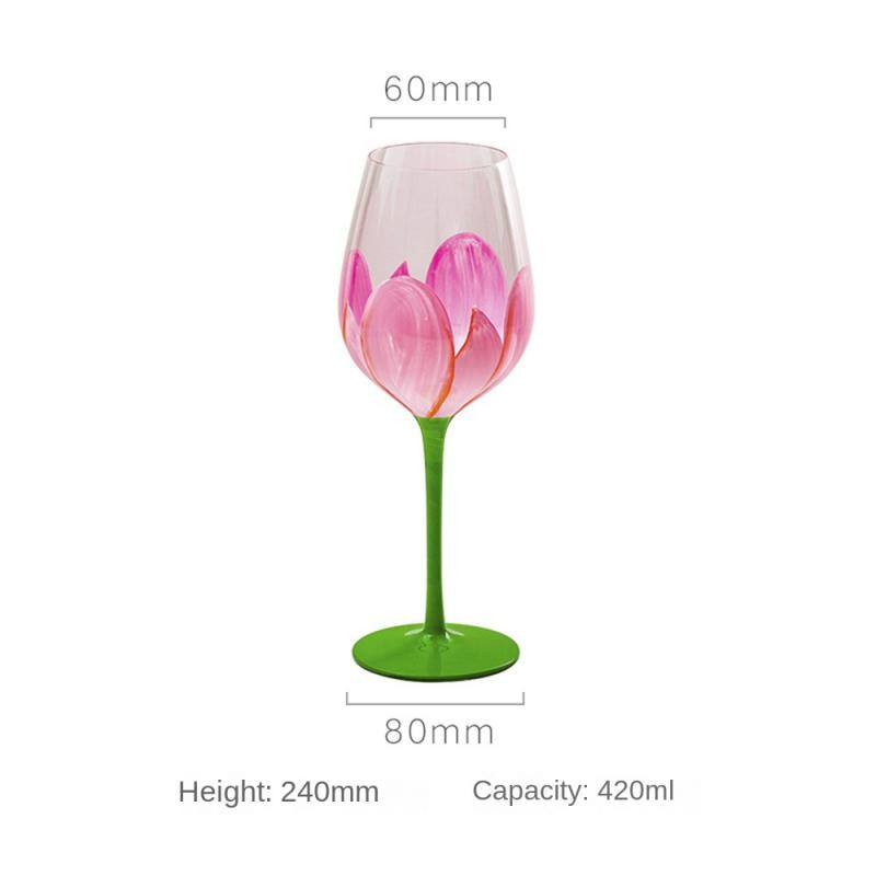 Nordic Wine Glasses Creative Medieval Tulip Flowers - janceysfanceys